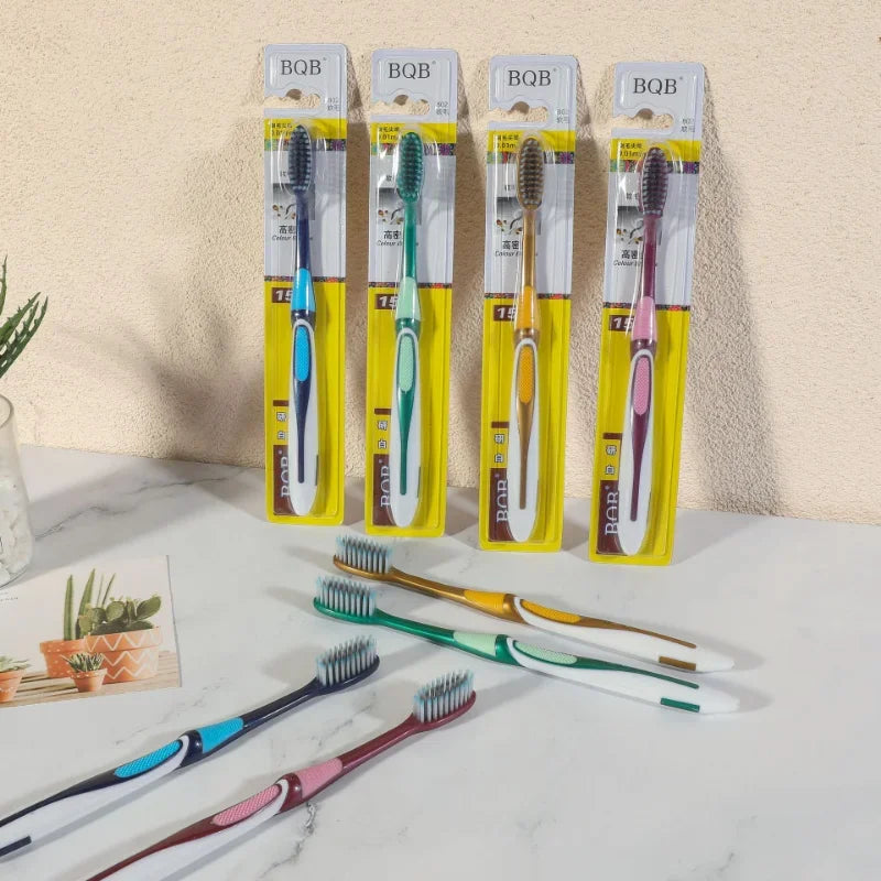 Bamboo Charcoal Nano Soft Bristle Toothbrush | Adult Unisex