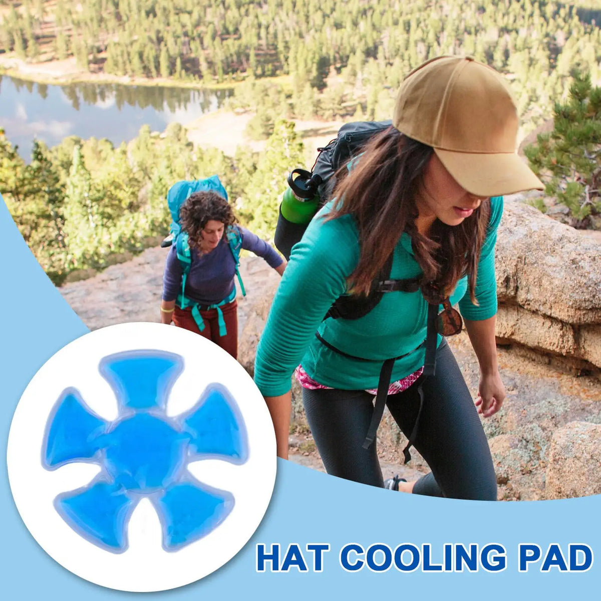 Reusable Gel Ice Cooling Pad for Helmets & Hats | Outdoor