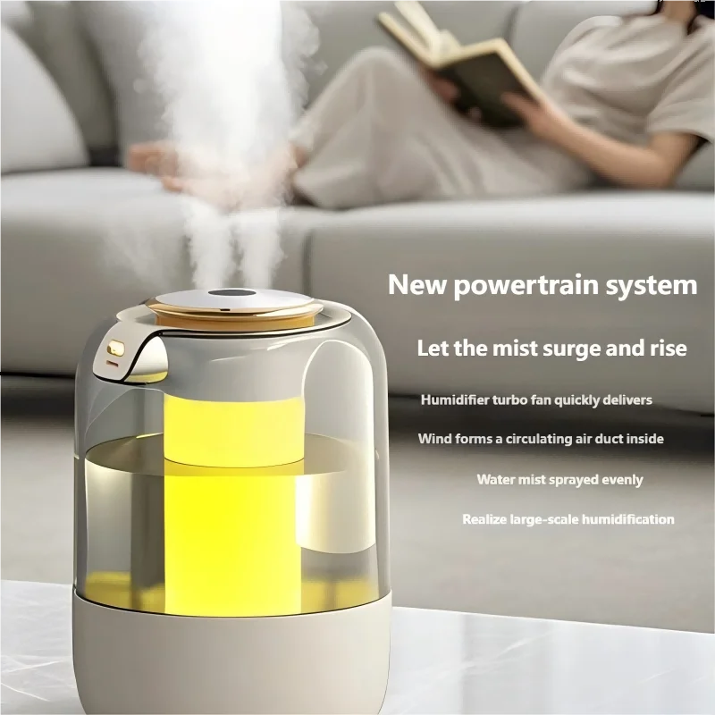 HOMEFISH Quiet Cool Mist Humidifier for Bedroom & Nursery