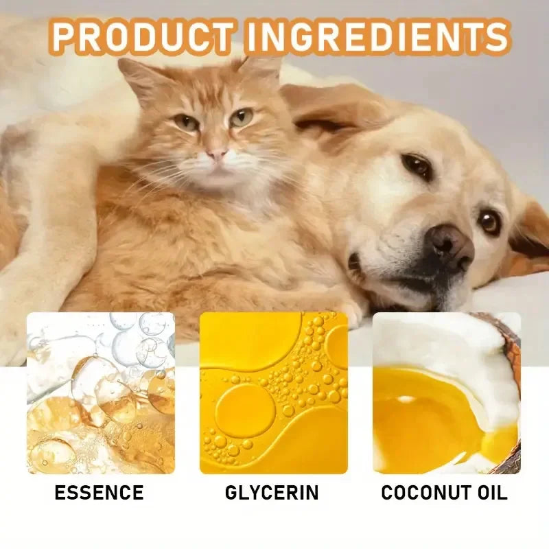 Pet Hair Smoothing Spray – Softens & Shines Dog & Cat Fur