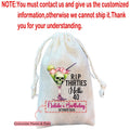 Personalized Halloween Birthday Hangover Kit Bags | RIP 30 40 50 60