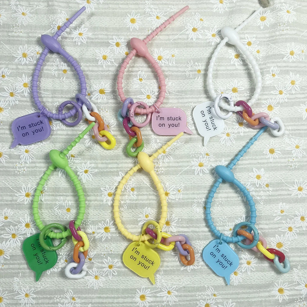 Monster Doll Ribbon Keychain – Cute Bag Charm & Gift Idea