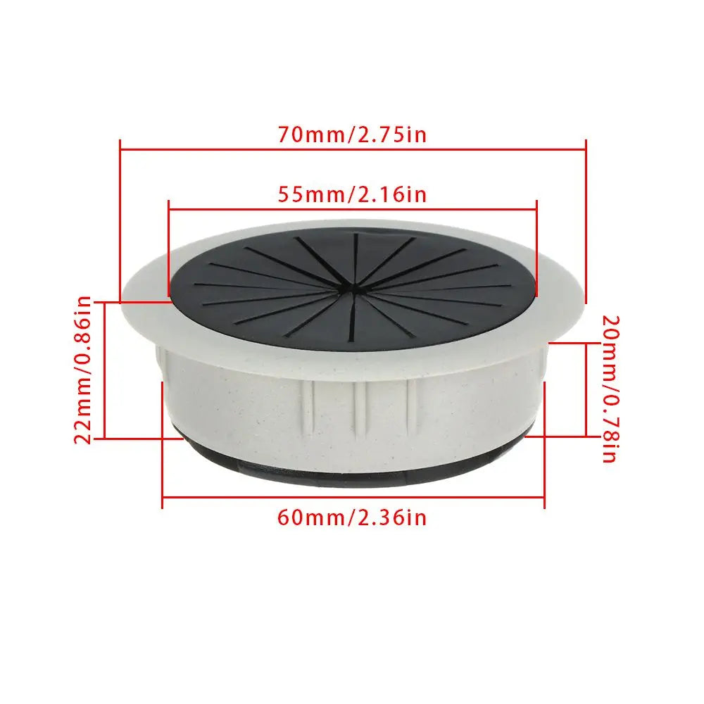 Practical Organizer Buckle Line Office Wire Hole Cover Computer