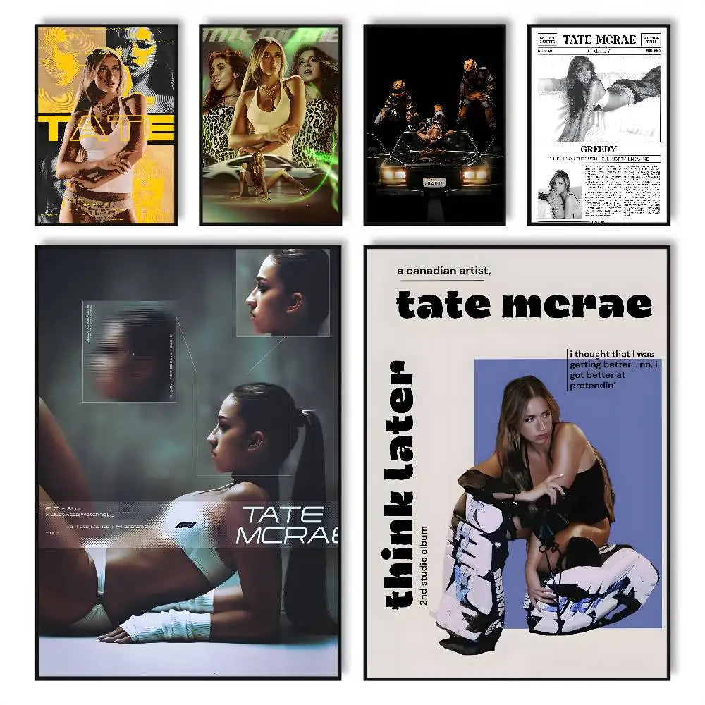 Tate McRae HD Poster – Self-Adhesive Waterproof Wall Art