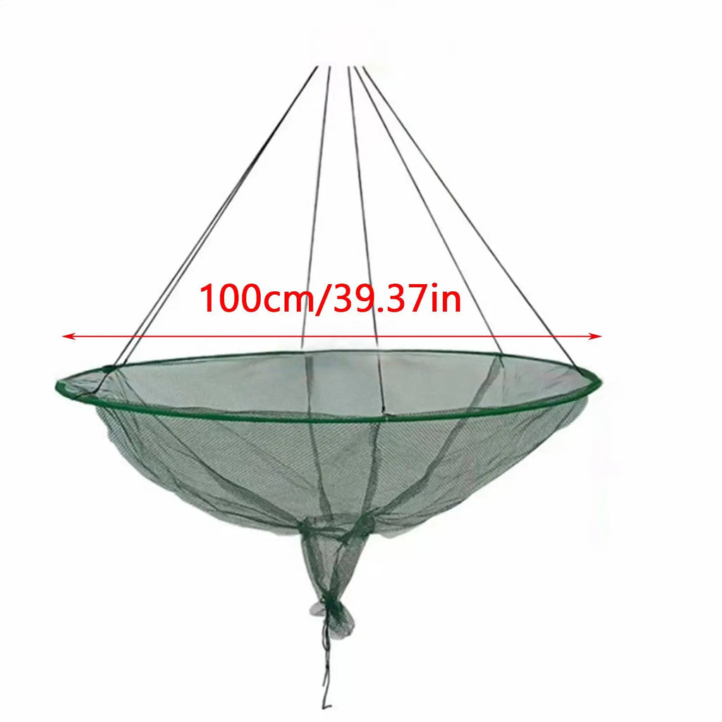 Collapsible Pier Fishing Drop Net – Soft Steel Hoop 80 & 100cm