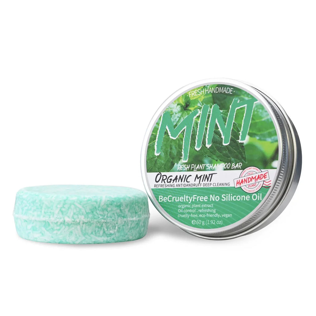Mint Glycerin Solid Shampoo Bar – Nourishing Anti-Dandruff