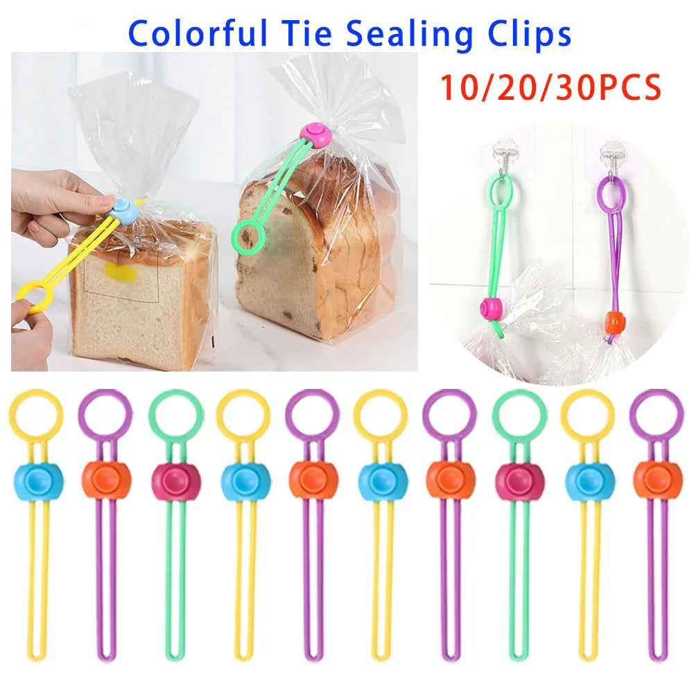 Food Bag Sealing Clips 10/20/30 Pack – TPE Freshness Clips