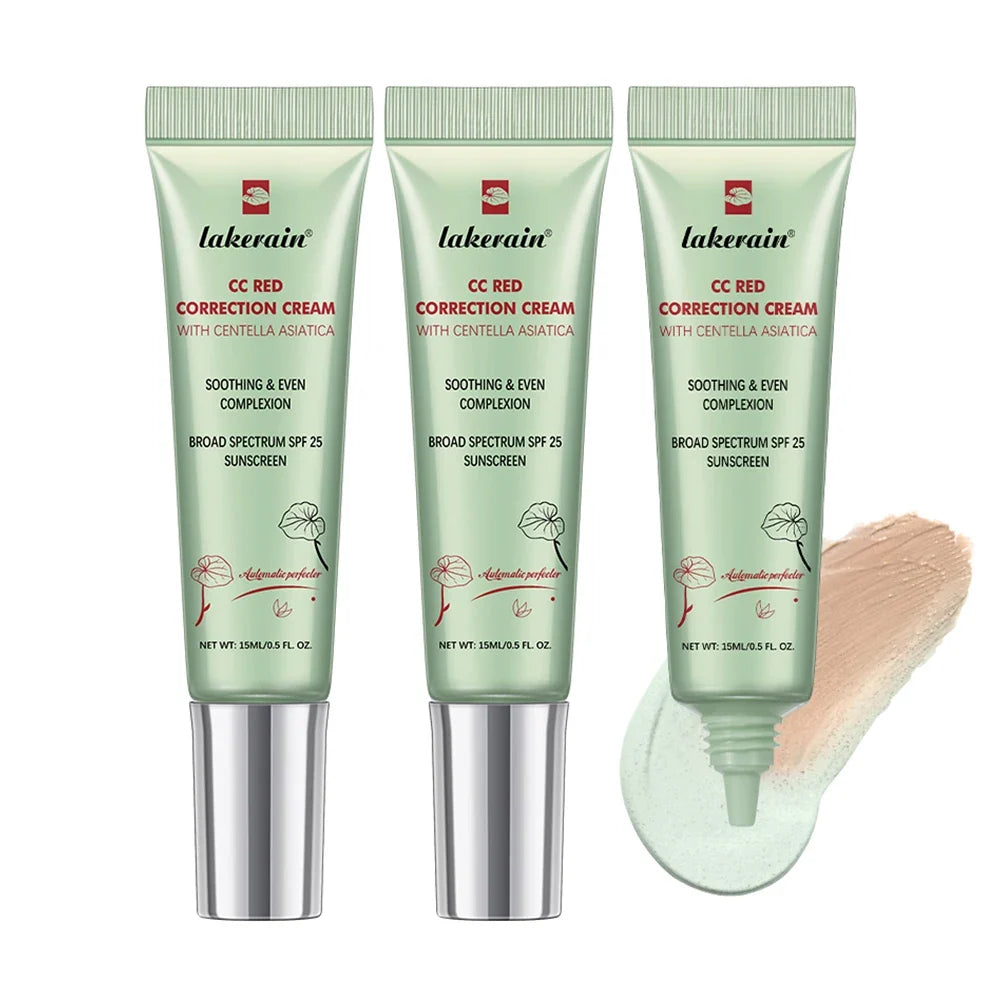 3-Piece Centella CC Cream Korean Liquid Foundation Set