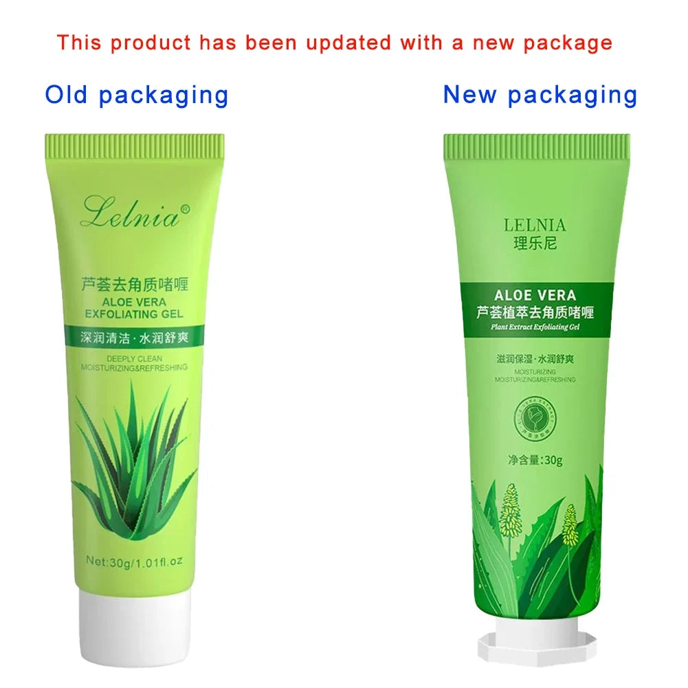 Aloe Vera Face Exfoliating Gel – Pore Minimizing Scrub 30–100g