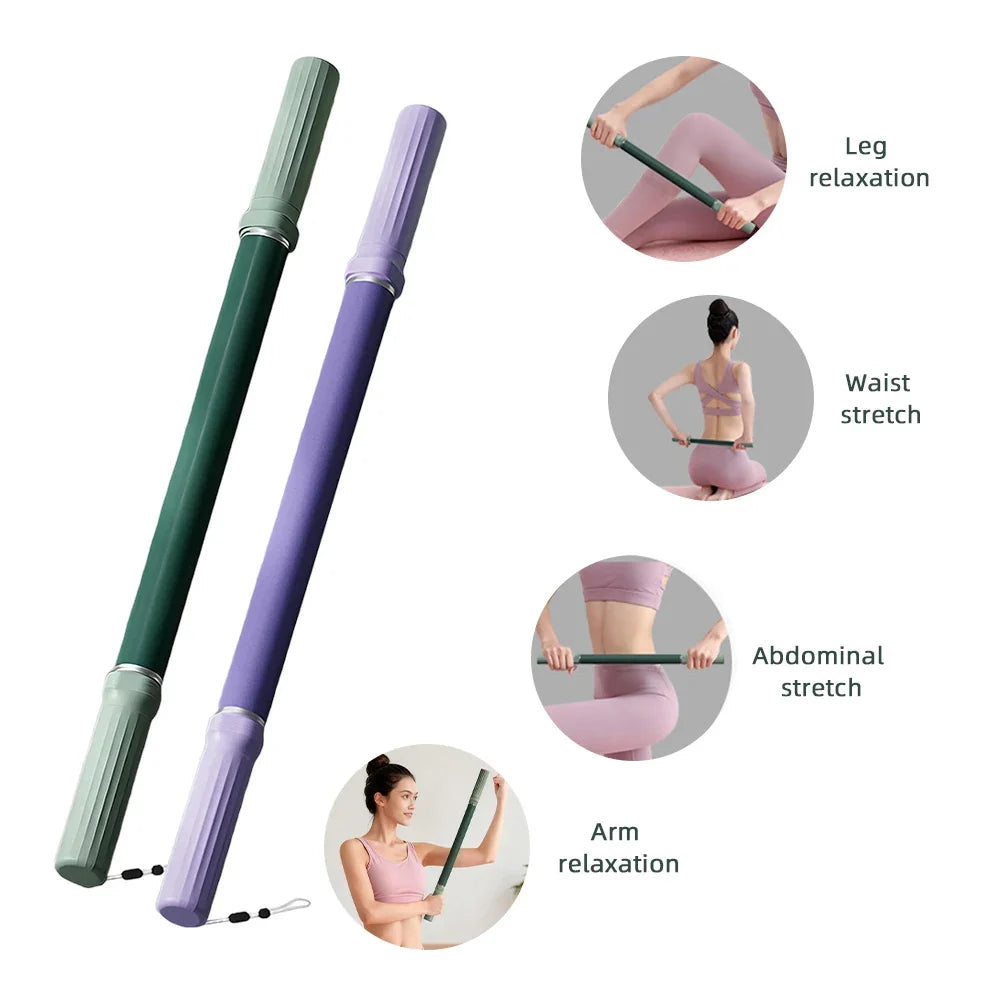 Yoga Stretching Stick | Posture Corrector & Muscle Roller