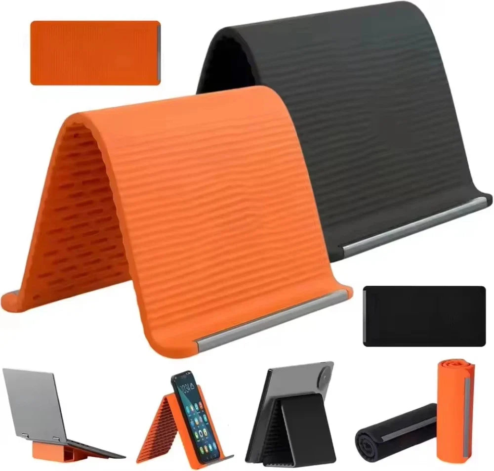 Foldable Silicone Phone Stand | Flexible Multi-Angle Holder