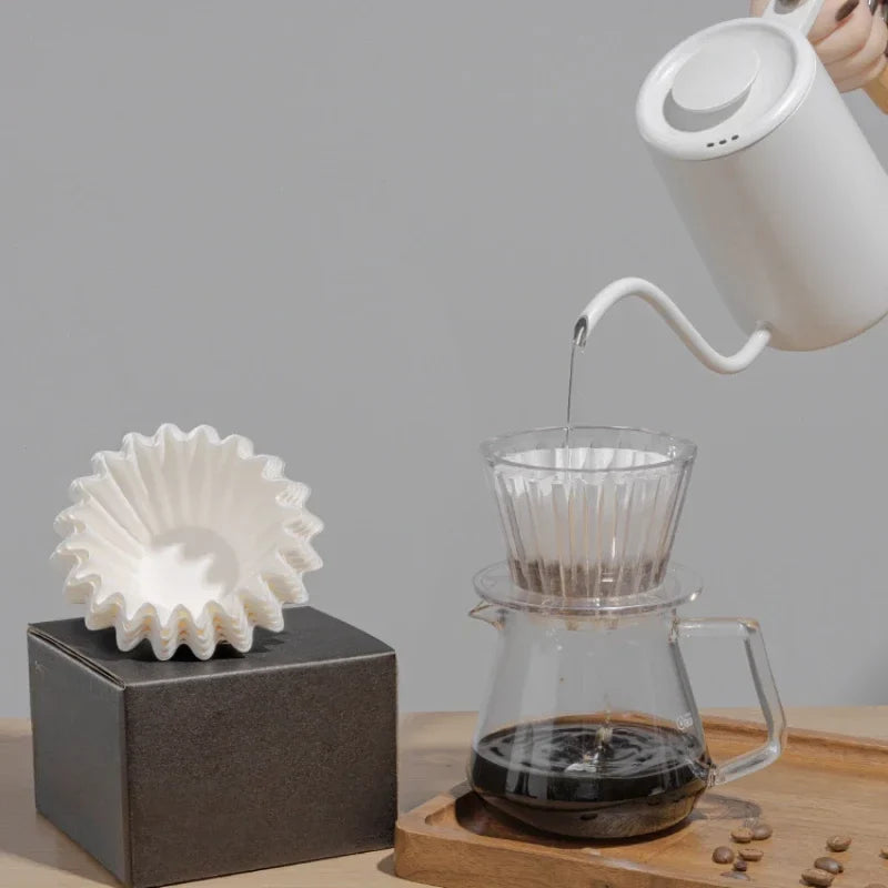 50 Pack Pour Over Coffee Filters – Fits B75 & Wave Dripper