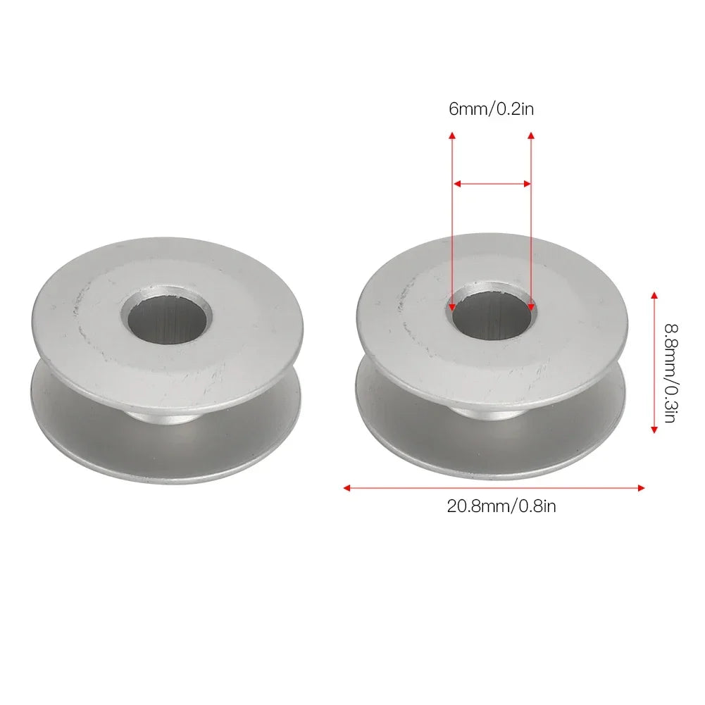 Metal Bobbins Flat Embroidery Car Sewing Machine Replacement