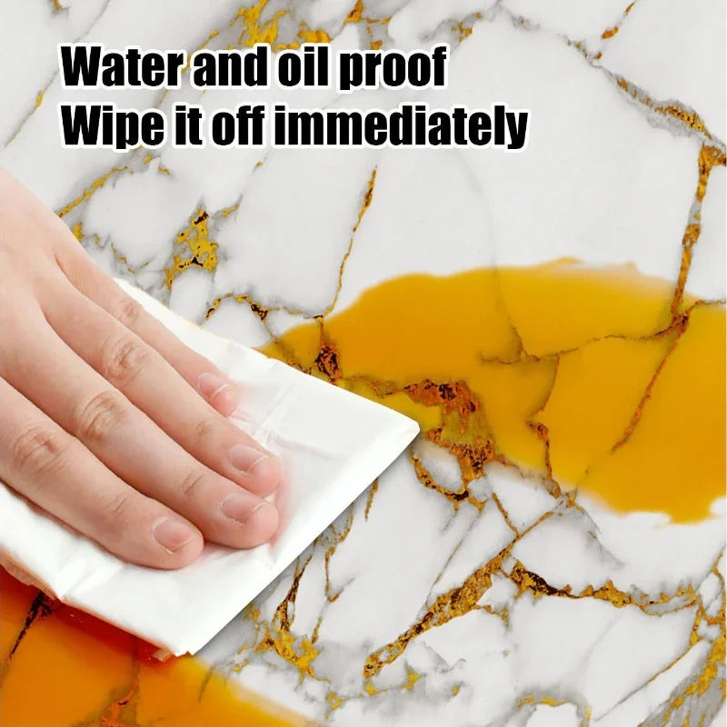 Marble 3D Peel & Stick Tile Stickers – Waterproof 30×30cm