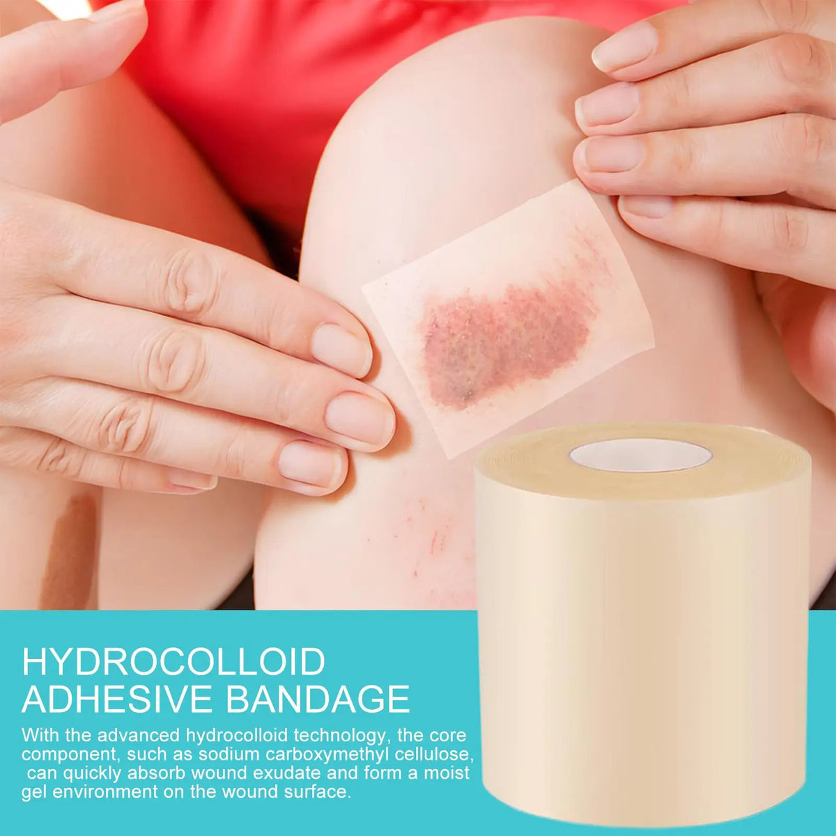 Hydrocolloid Roll – Waterproof Pimple & Blister Patch Tape