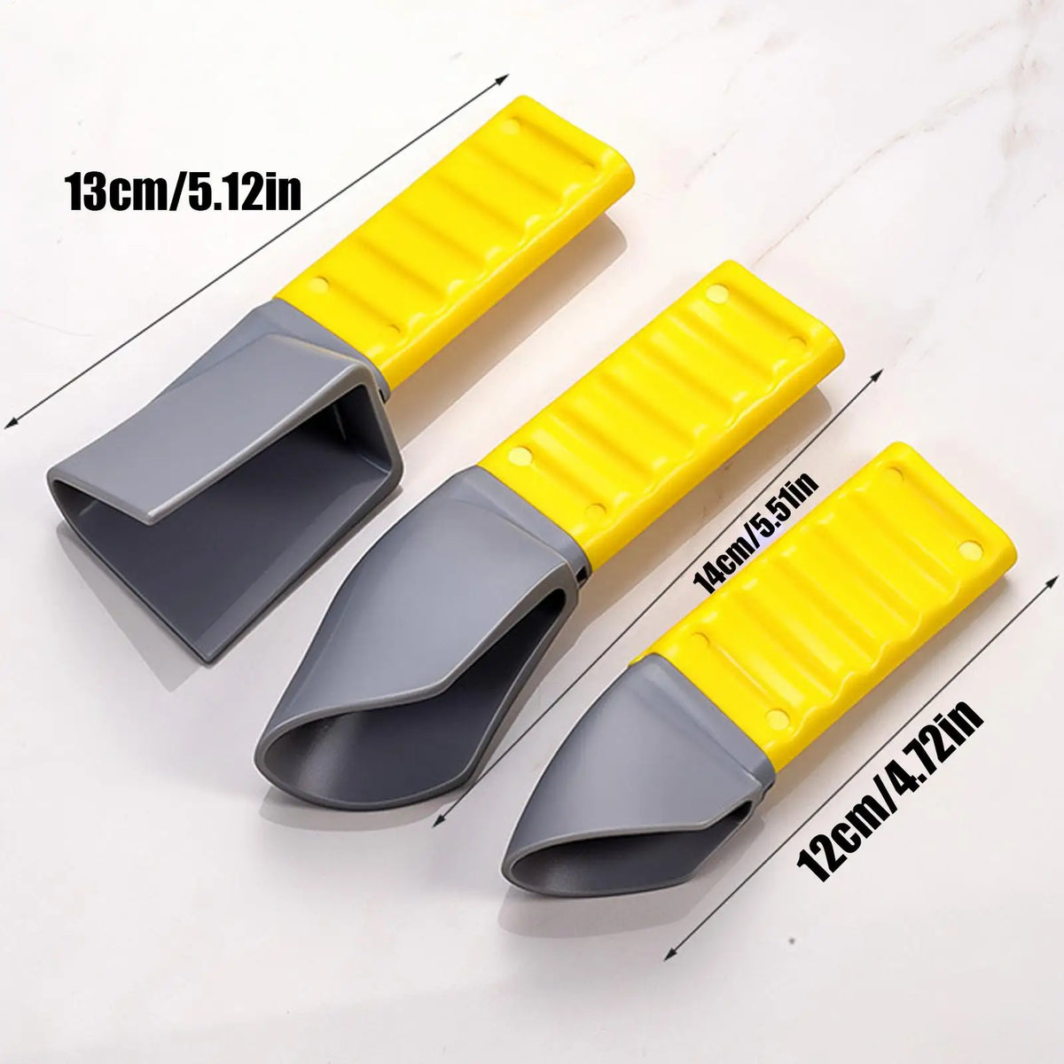 180° Bendable Grout Scraper Tool Set | Quick-Release 3-Pack