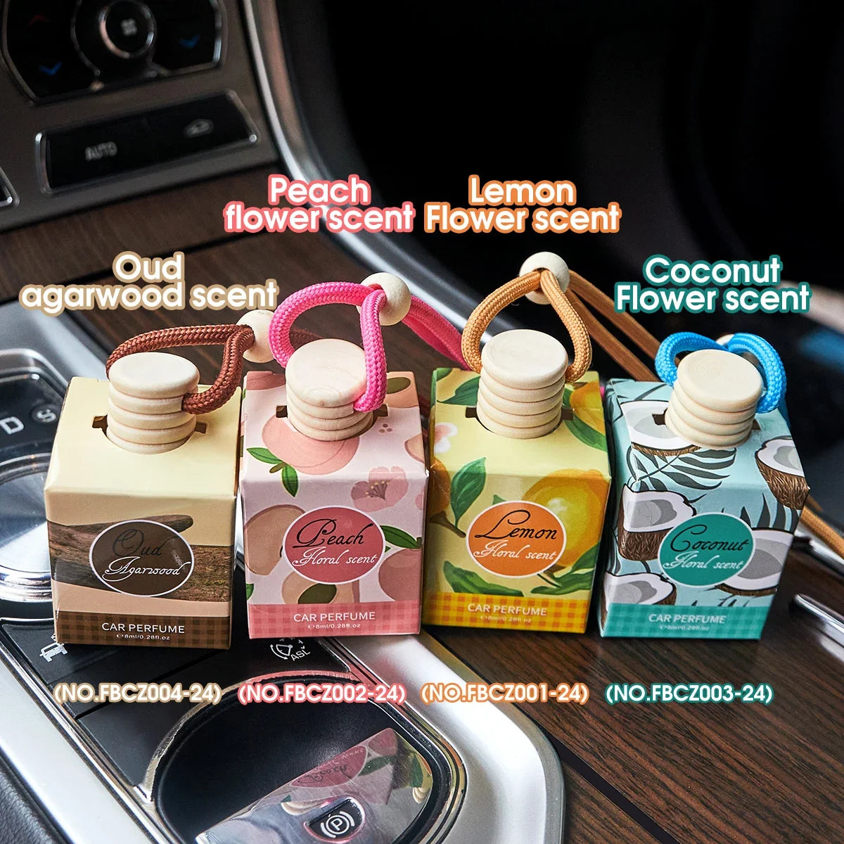 4-Pack Woody Car Air Freshener – Long-Lasting Scent | FORMBO