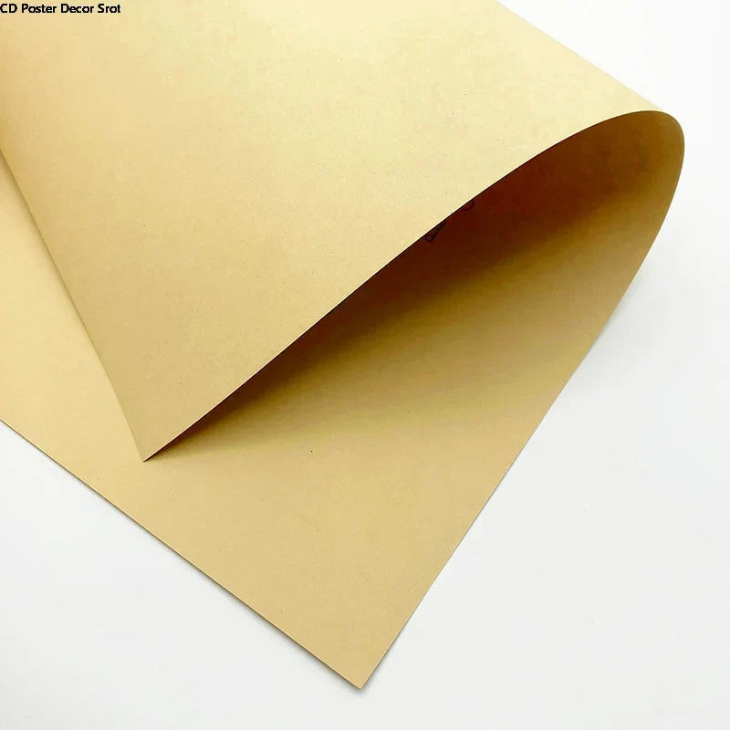 Curious Creatures Retro Kraft Paper Poster | Vintage Wall Art