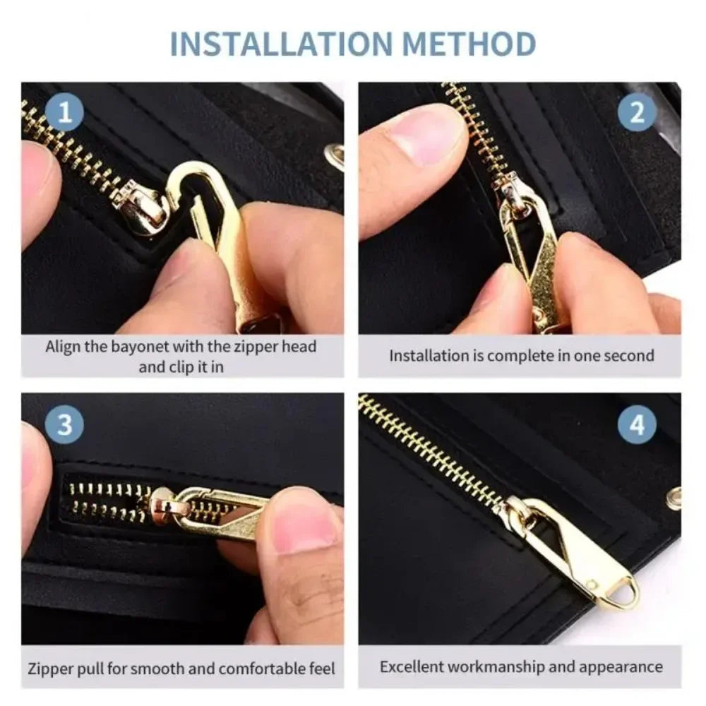 Zipper Repair Kit – Pull Sliders & Replacement Tabs | DIY Fix