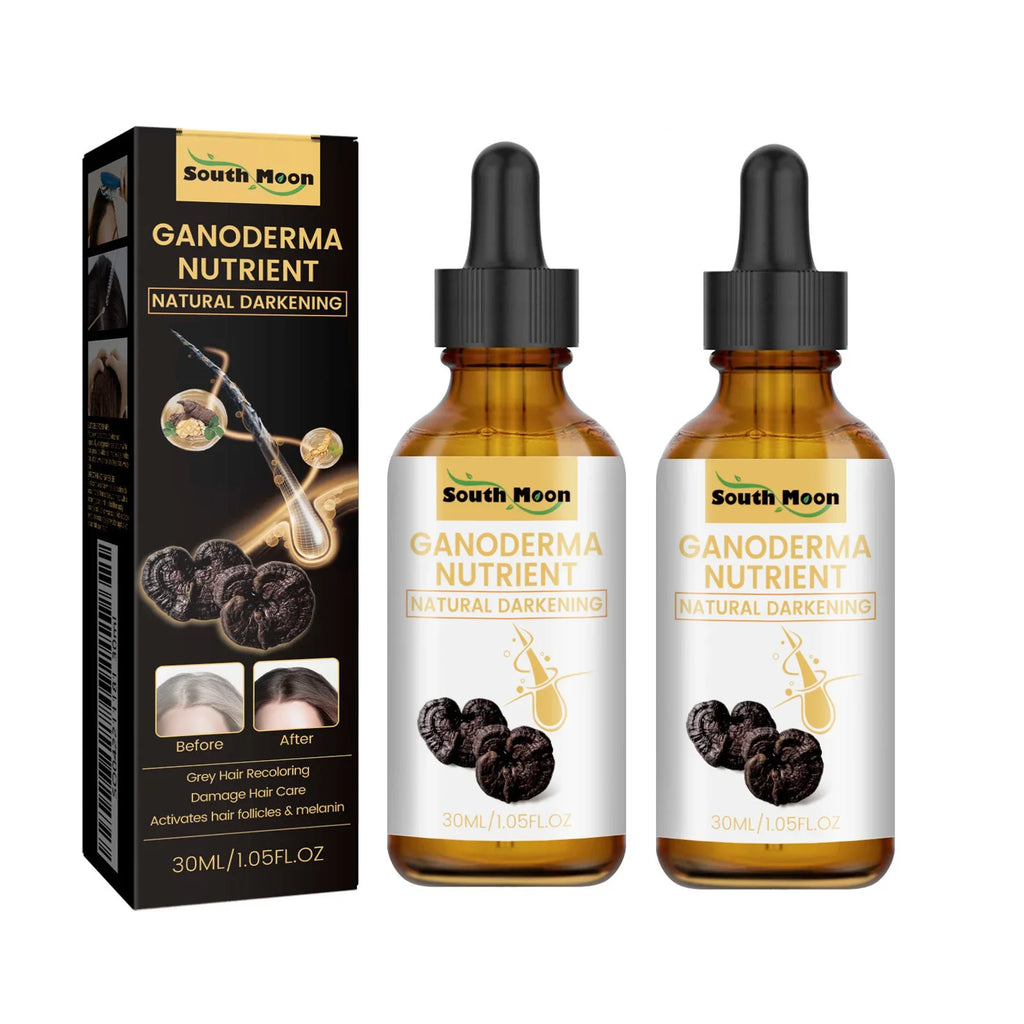 1 2 Black Ganoderma Lucidum Hair Liquid Repairing White Strengthen