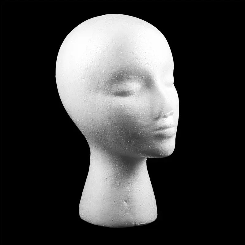 A36T- 27 5 X Dummy Mannequin Head Female Foam Polystyrene Exhibitor