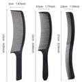 3-Piece Curved Barber Cutting Comb Set – Flat Top Anti-Static