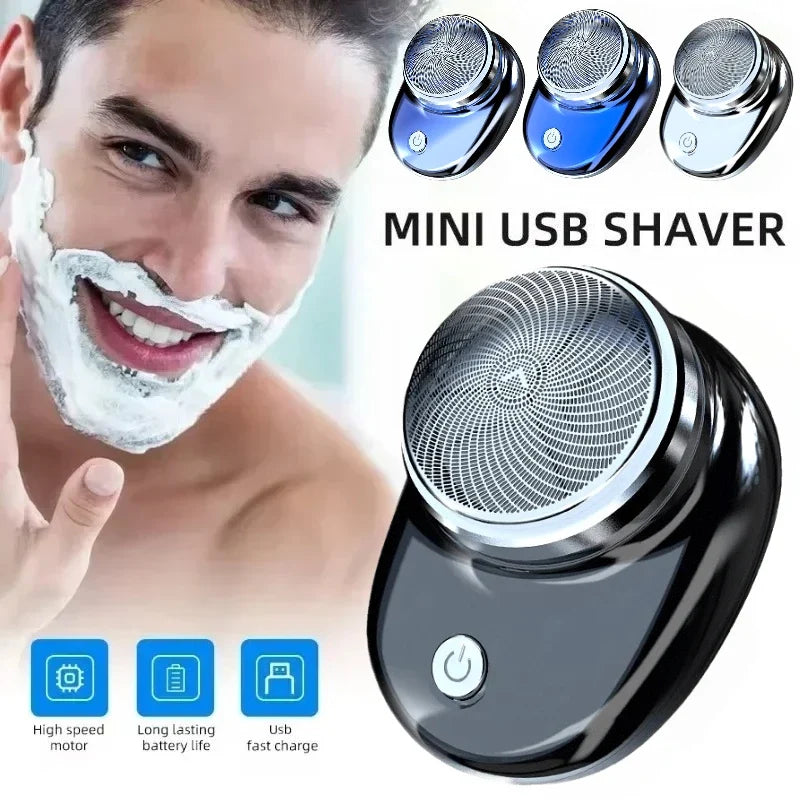 Rechargeable Mini Electric Shaver | Portable Wet/Dry USB-C Razor