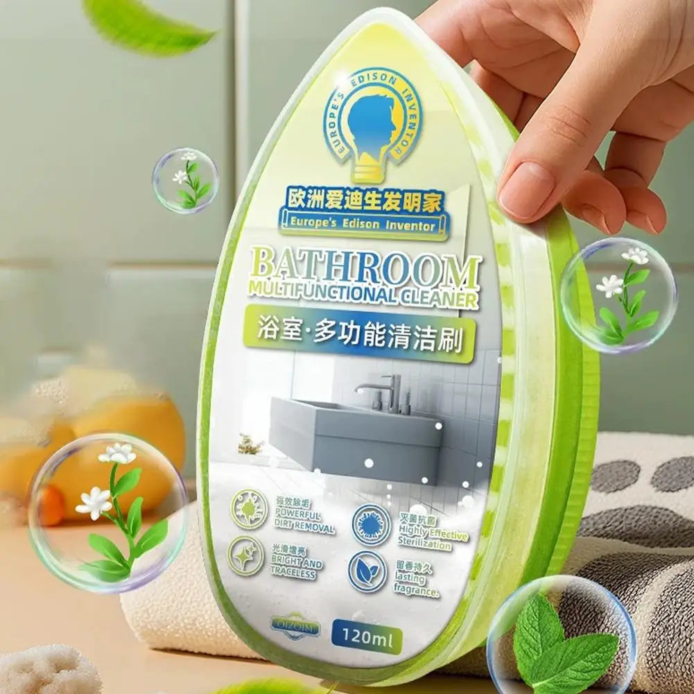 Anti-Scratch Sponge Cleaning Brush with Liquid Compartment