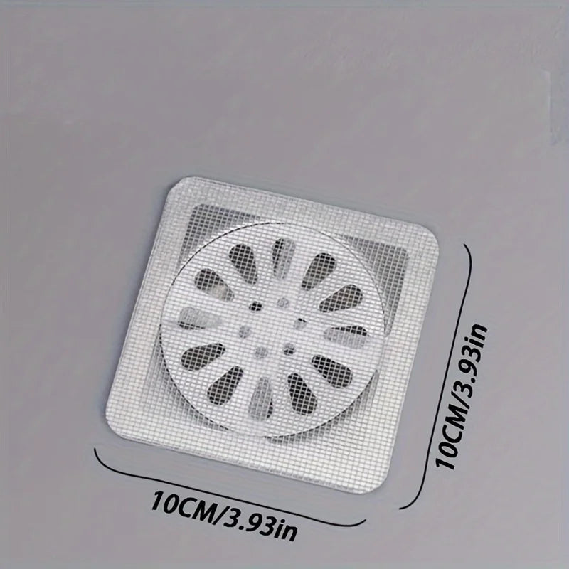 Disposable Hair Catchers Shower Mesh Drain Covers Floor Sink Strainer
