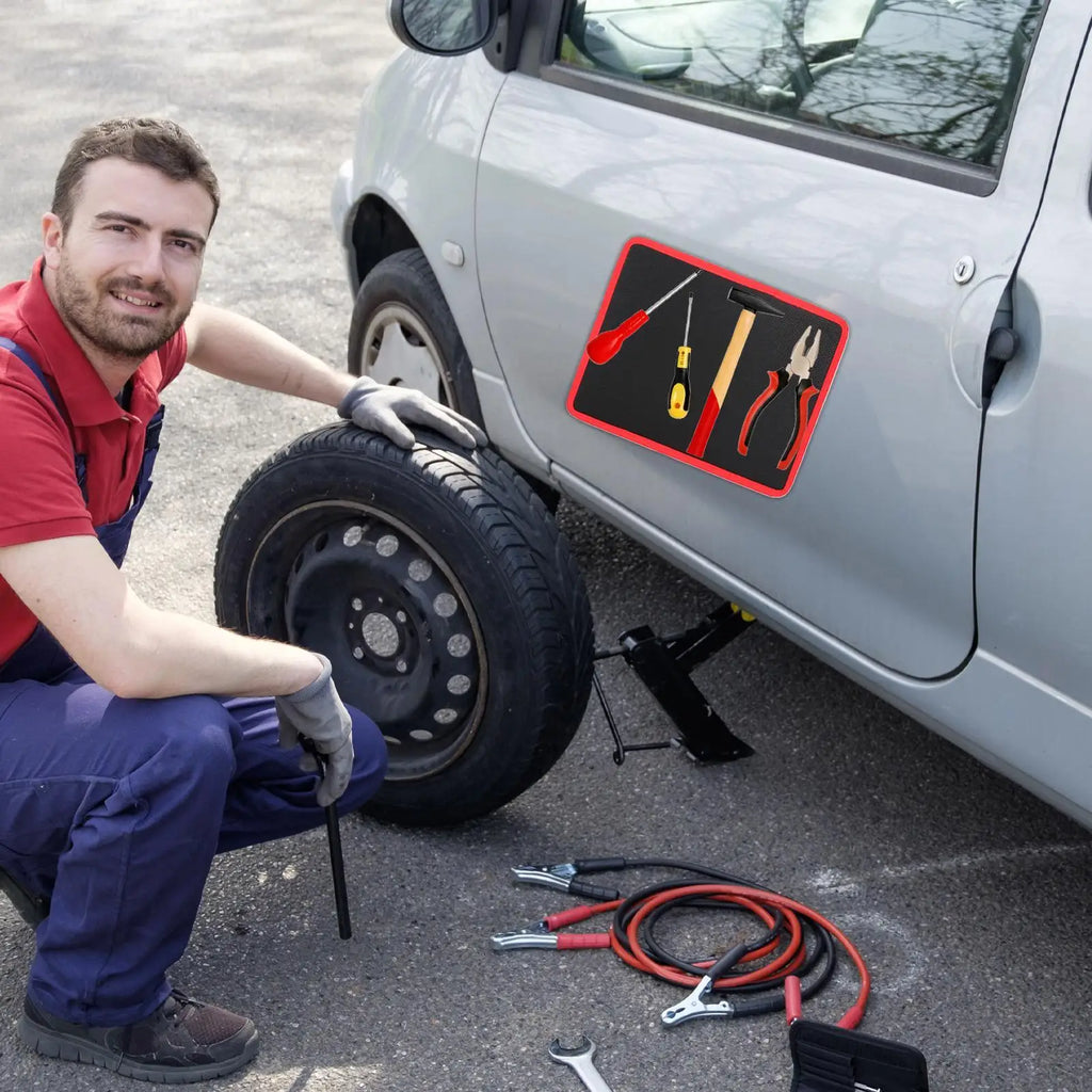 3-Piece Magnetic Tool Mat | Heavy Duty PVC Parts Holder