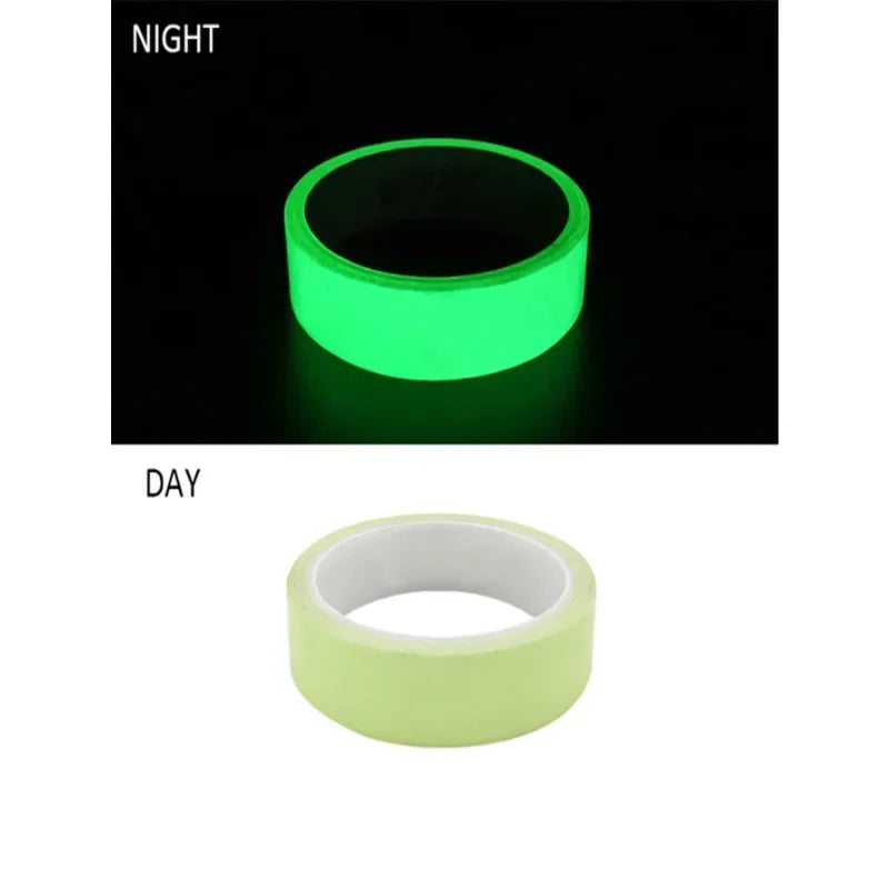 Glow-in-the-Dark Fluorescent Safety Tape | Stair & Stage Marking