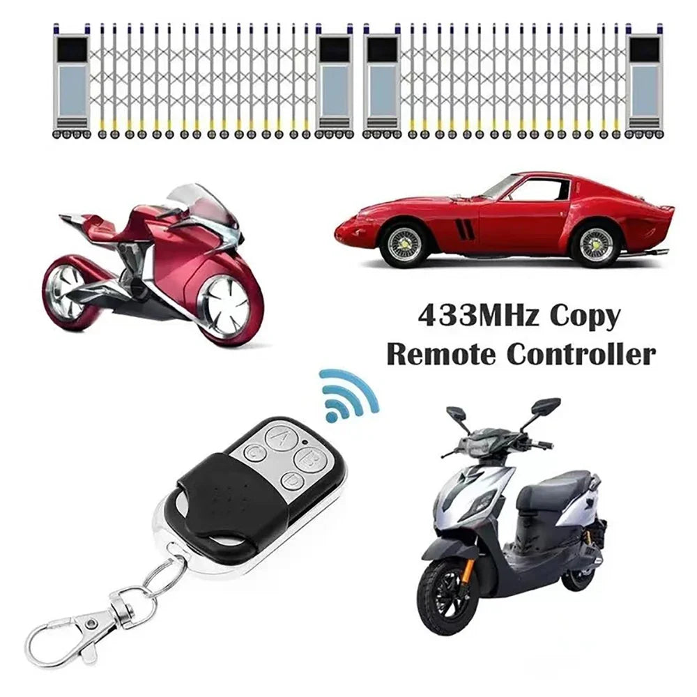 4-Button Universal Garage Door Remote 433MHz Cloner Duplicator