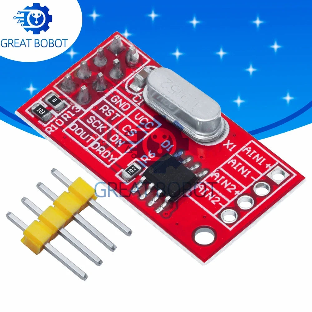 AD7705 Dual 16-Bit ADC Data Acquisition Module | SPI Interface