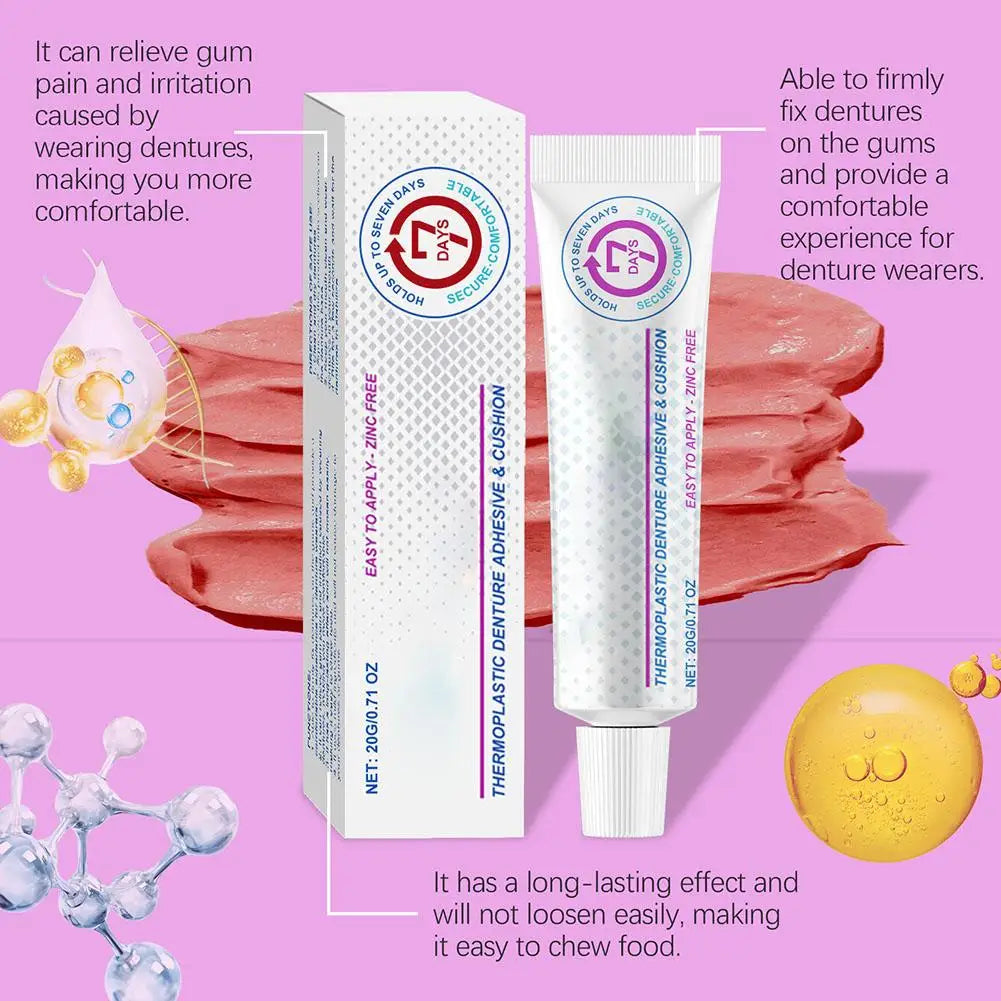 Strong Denture Adhesive Cream – All-Day Hold | 20g 28g 40g