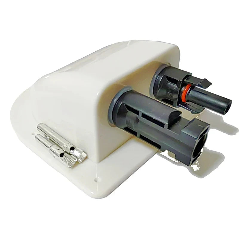 Solar Panel Double Hole Wire Cable Entry Gland Sealing Box Curved