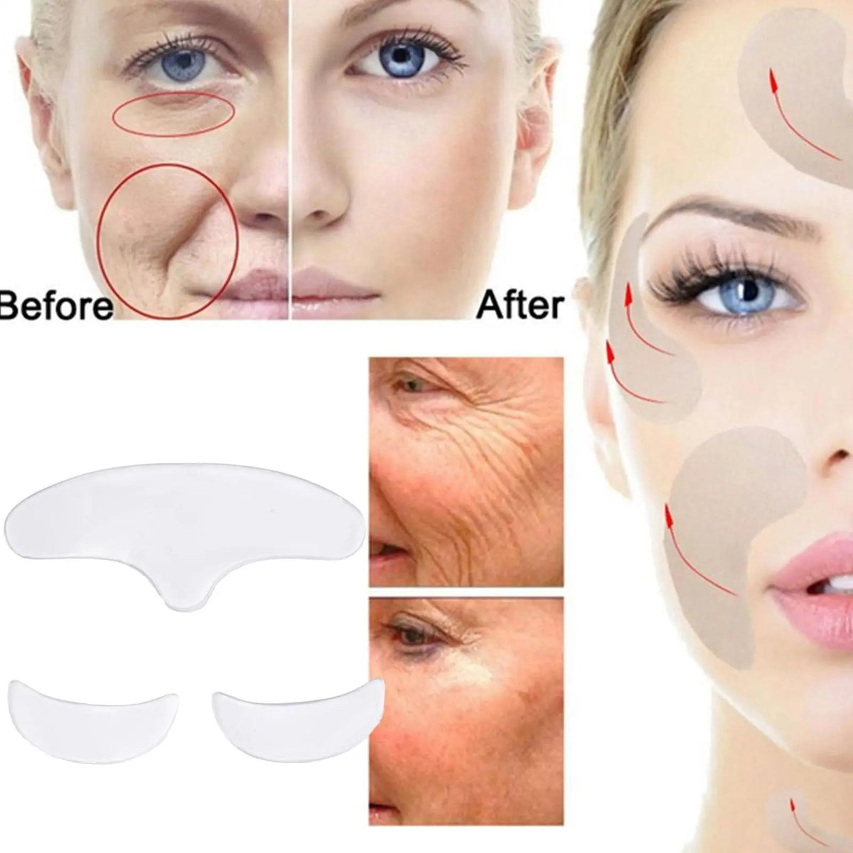 Reusable Silicone Anti-Wrinkle Forehead Patch | Skin Care