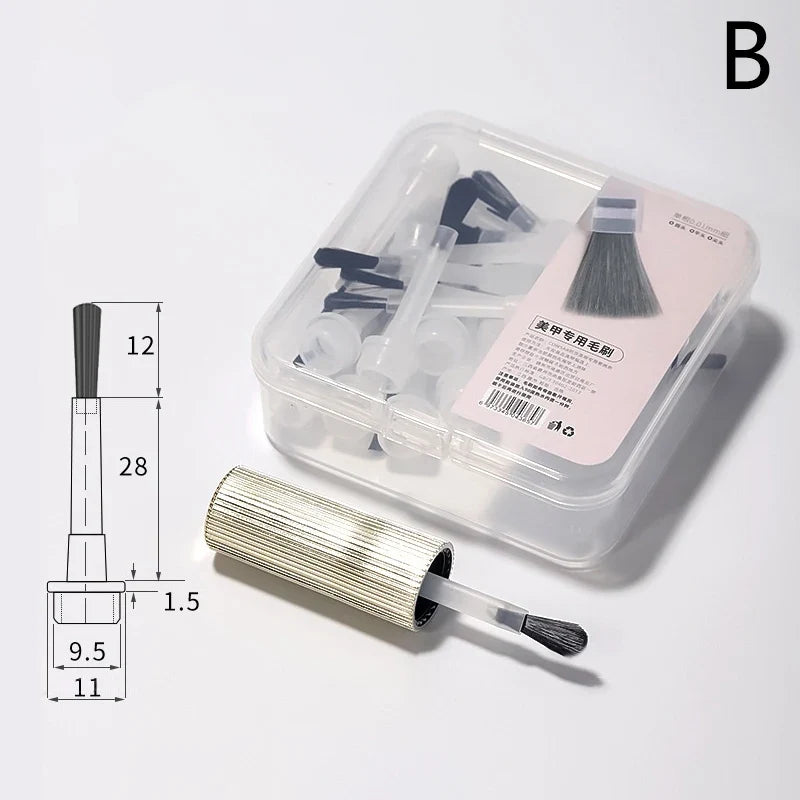 Gel Nail Polish Replacement Brushes – 20pc Manicure Set