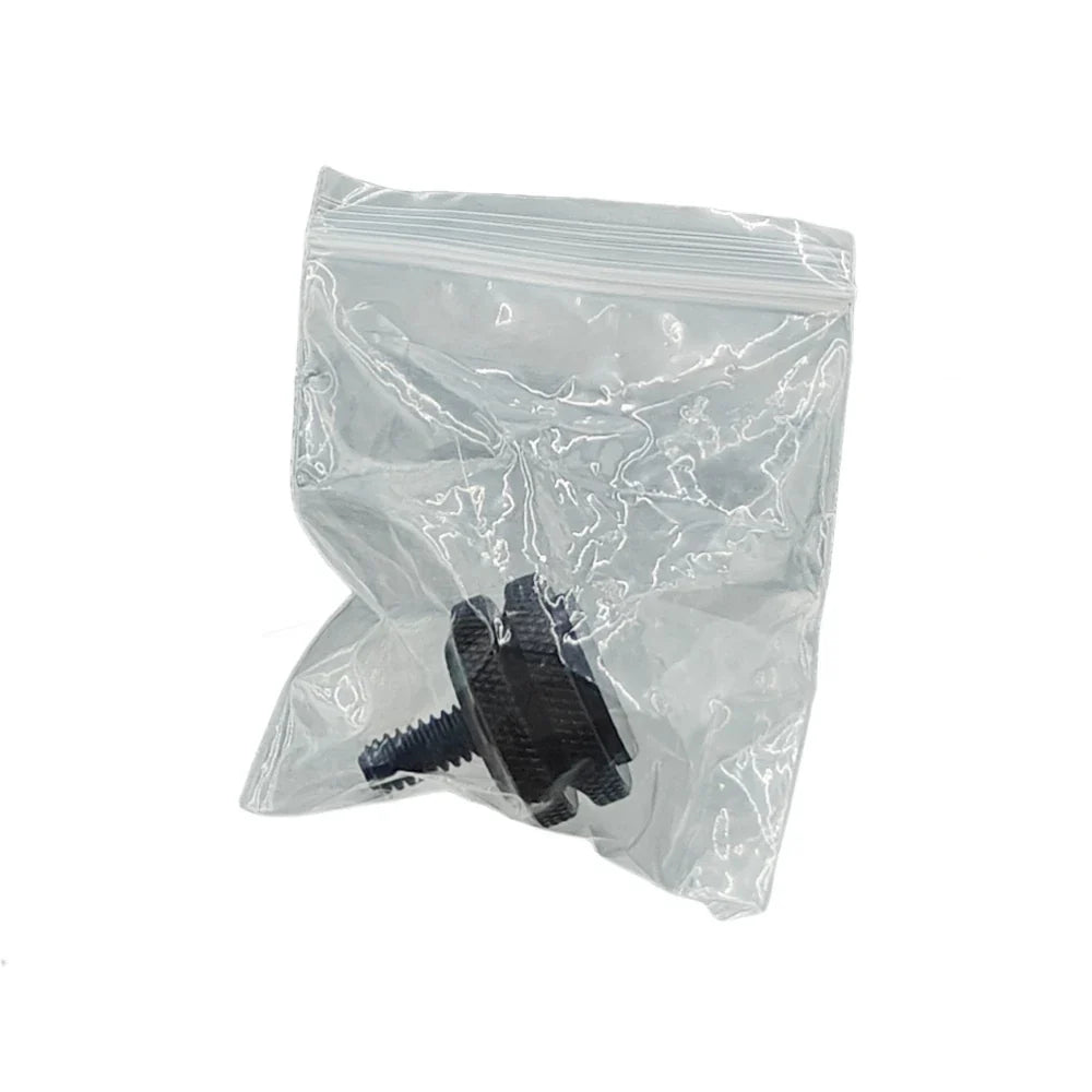 Dual Nut 1/4" Cold Shoe Hot Shoe Mount Adapter | Camera Bracket