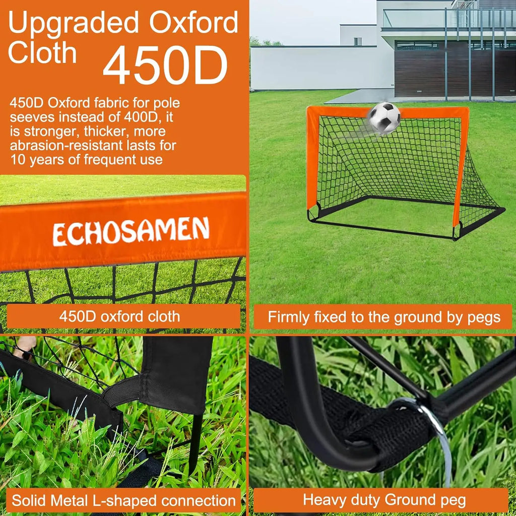 Portable Pop-Up Soccer Goal – Foldable Mini Football Net