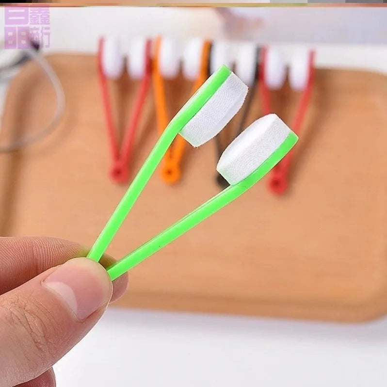 Microfiber Glasses Cleaning Brush | Eyeglass Wiping Tool