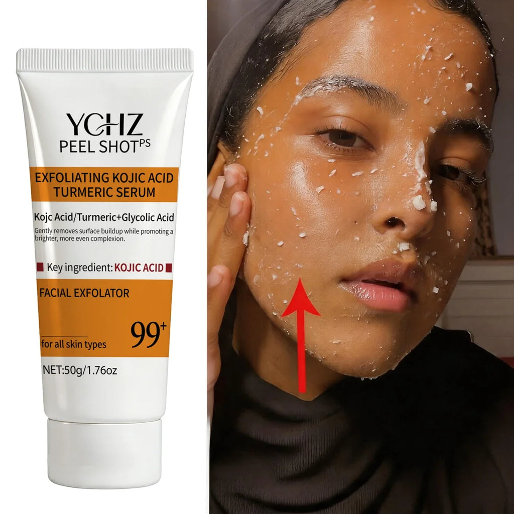 Turmeric Kojic Acid Exfoliating Gel – Face & Body Scrub 50g
