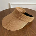Women's Foldable Wide Brim Straw Sun Hat | UV Protection