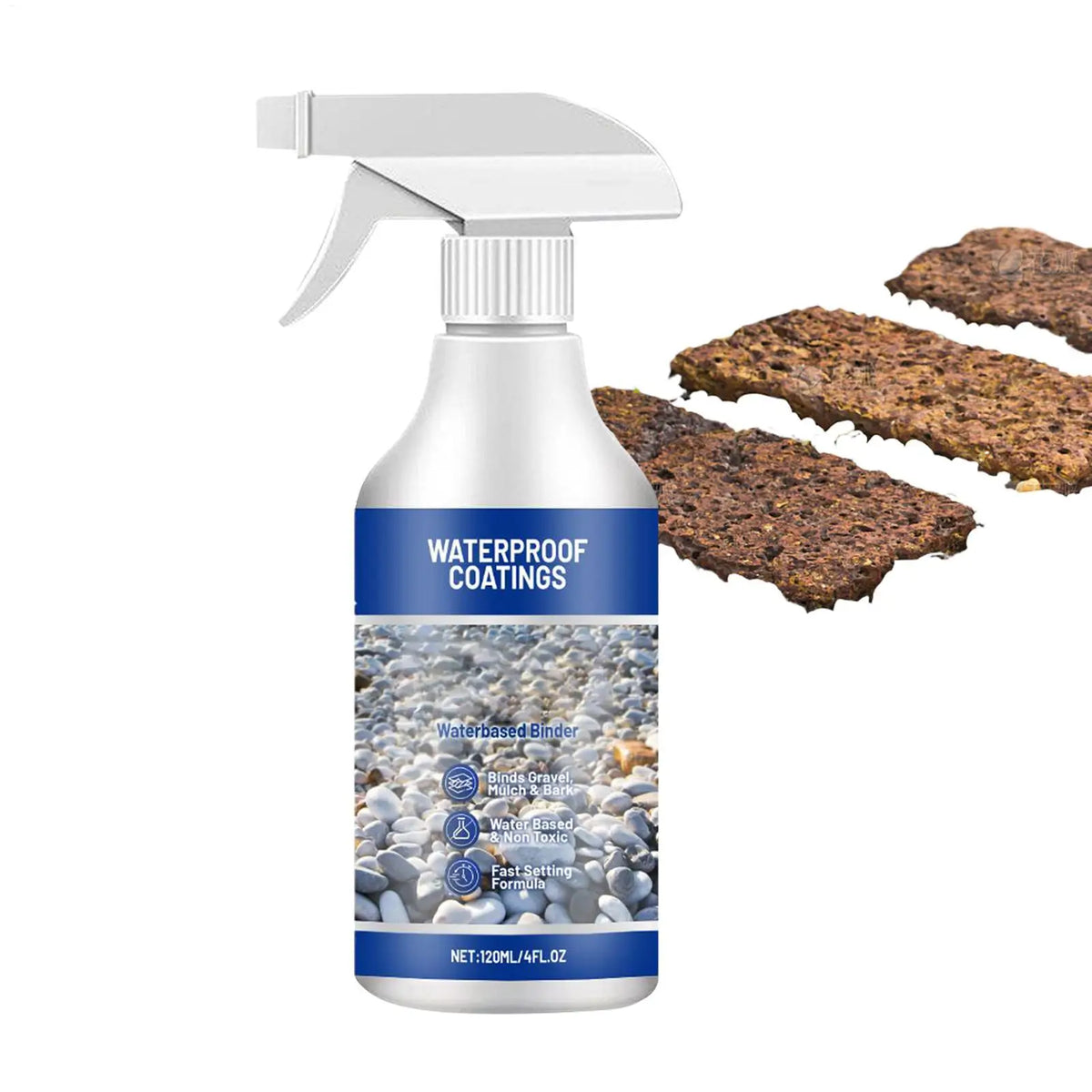 120ml Fast-Dry Gravel Binder & Mulch Glue for Garden & Patio