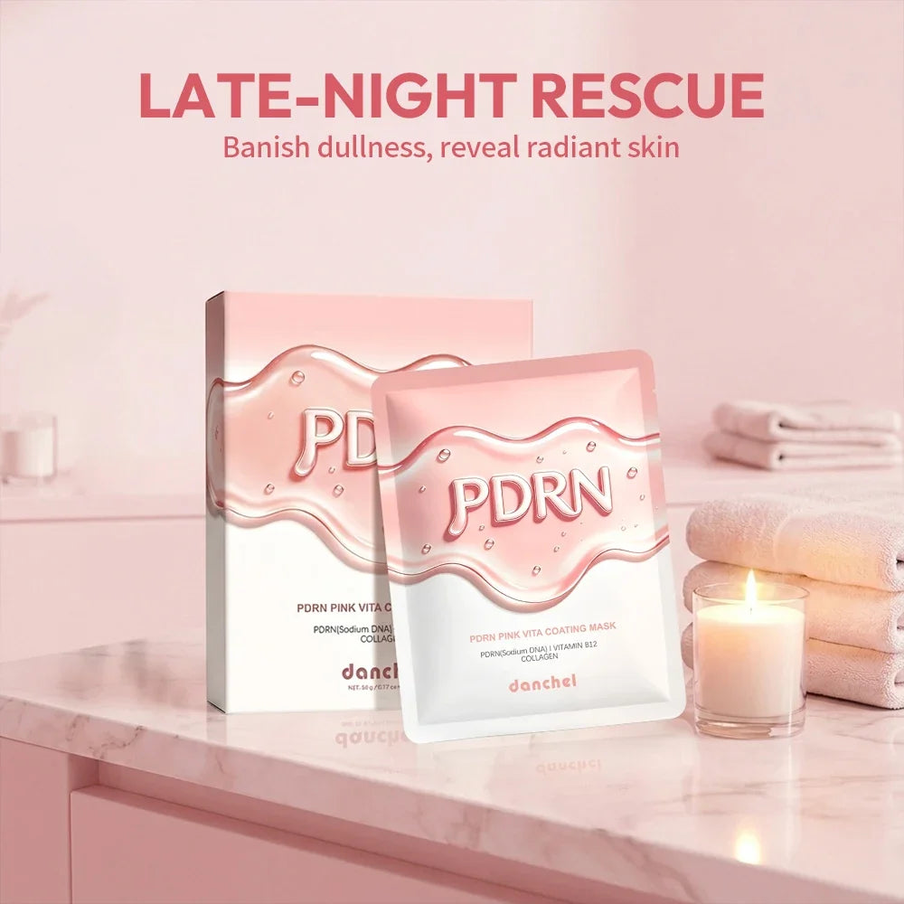 Korean PDRN Pink Vita Sheet Mask – Hydrate, Firm & Brighten