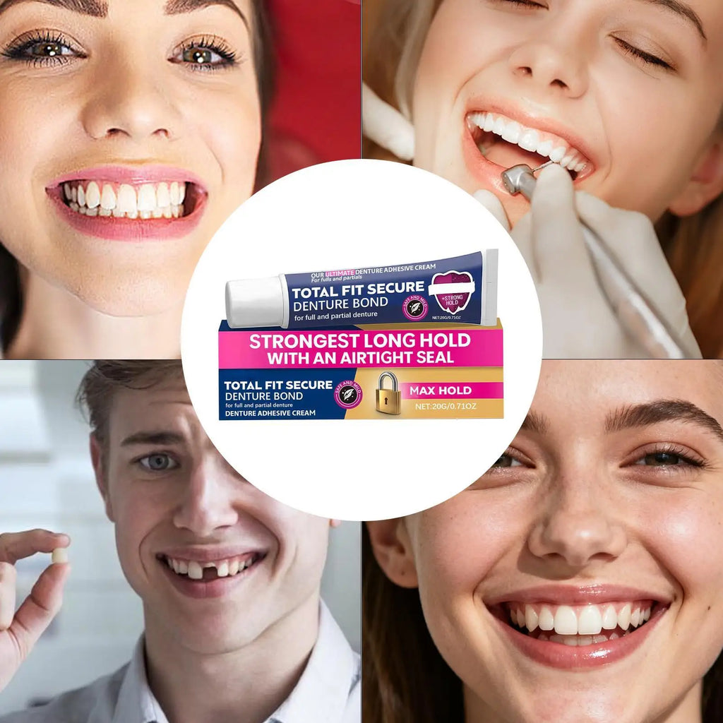 Denture Adhesive Cream – Long-Hold Secure Fit for Partials