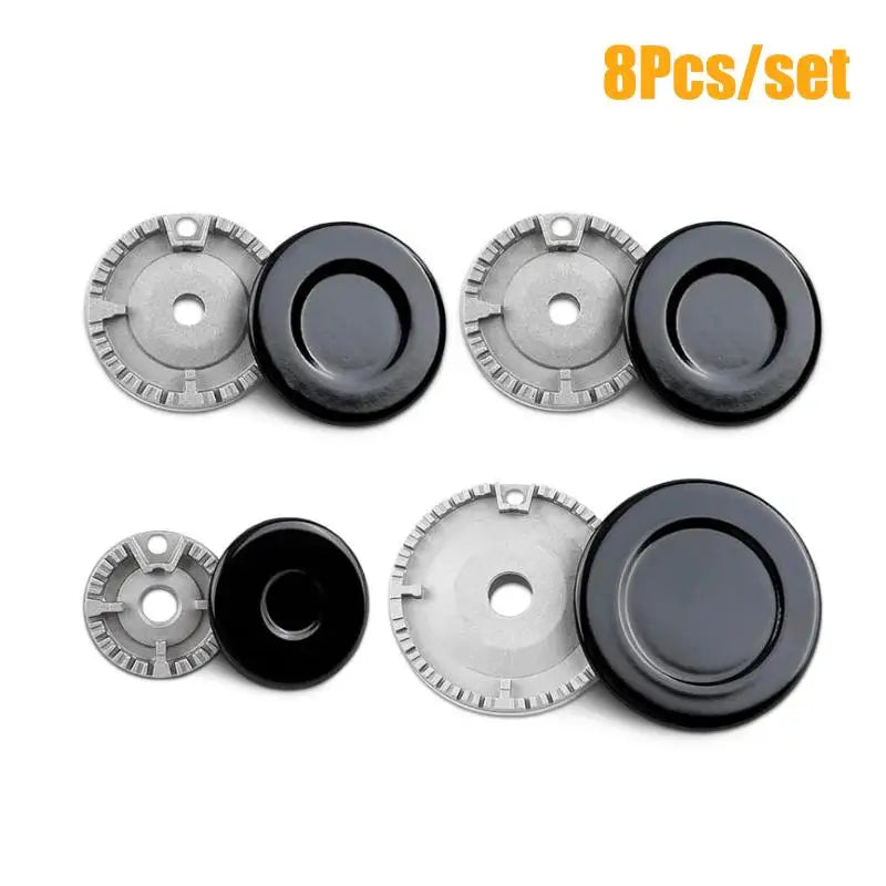 Durable 4 Gas Stove Burner Caps Upgraded Oven Hob Crown