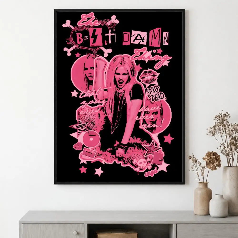 Avril Lavigne HD Wall Poster – Music Art Home Decor