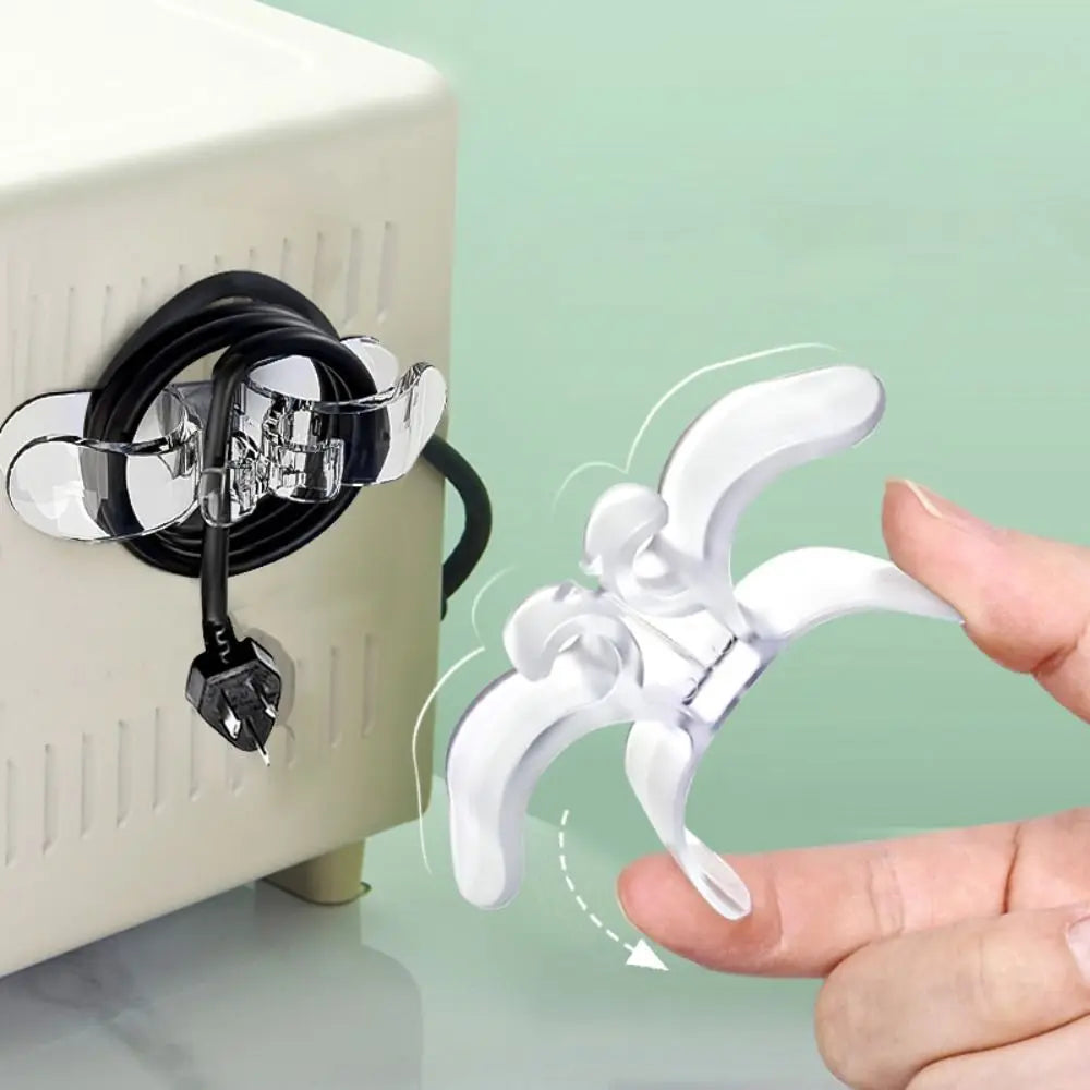 Self-Adhesive Cord Organizer – Punch-Free Appliance Wire Fixer