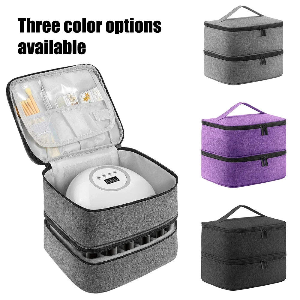 Nail Polish Storage Bag Essential Oil Portable Cosmetic Care Tool Box