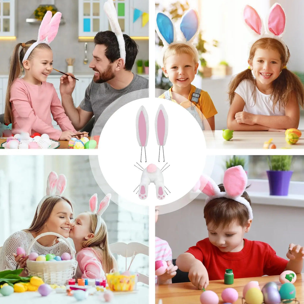 Easter Rabbit Wreath Attachment | Spring Front Door Sign